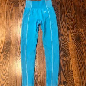Blue Women's Athletic Leggings